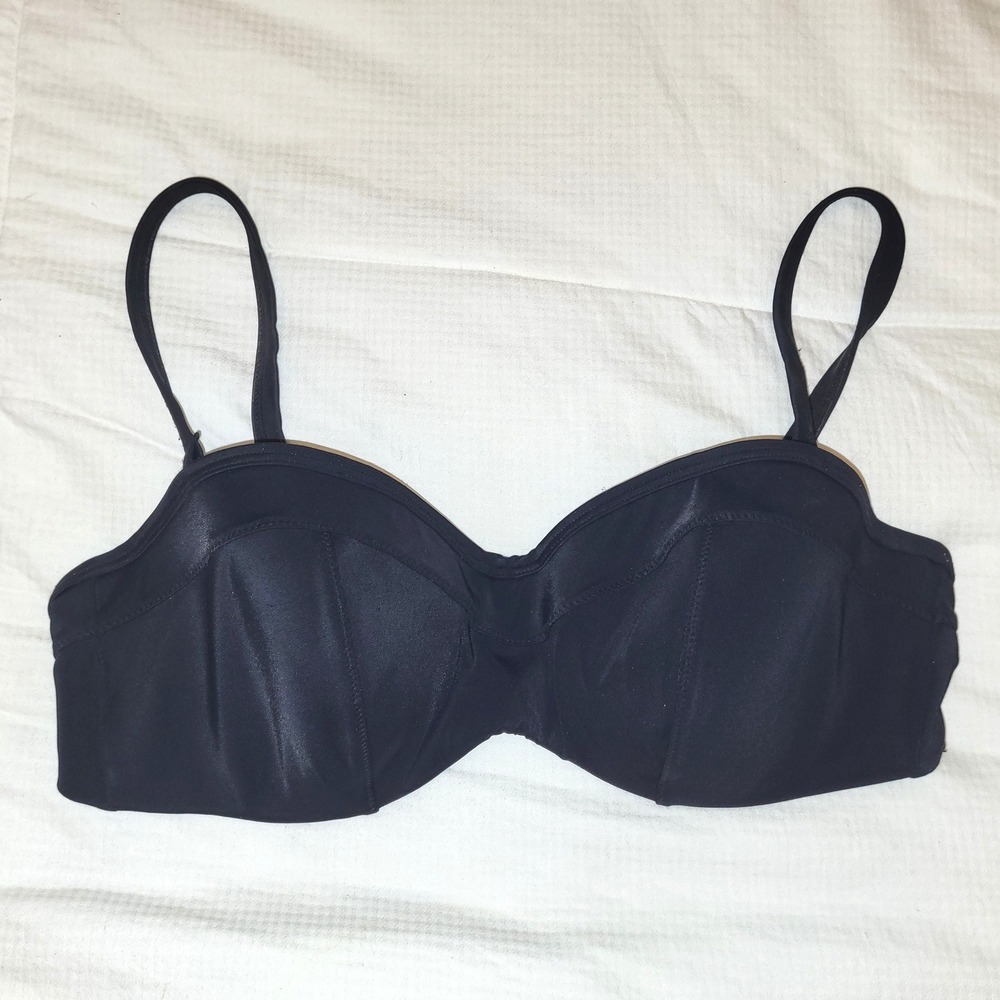 Panache Isobel Black Bikini Swimsuit Bra Removable Straps Balconette - 36D - Picture 3 of 9